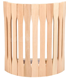 Абажур настенный №2  из липы 400х105х290 (МДФ)