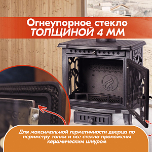 08 Печь камин FireWay Demetra 2000х2000