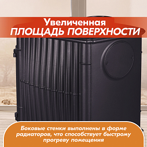07 Печь-камин Маэстро Прометалл 2000х2000