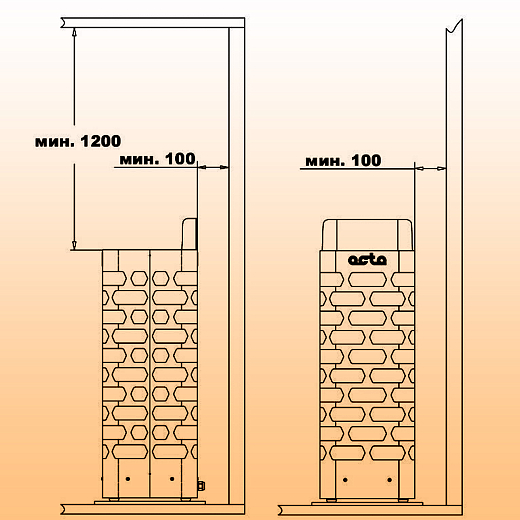 04 Каменка СТЭН octa-4 STEEL 2000х2000