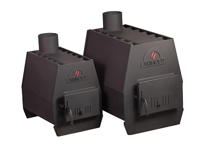 Печь отопительная ПЕЧИТЕПЛОВ-80 (черный)