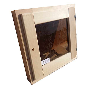 Окно для бани 40х40 термозакаленное стекло 8мм